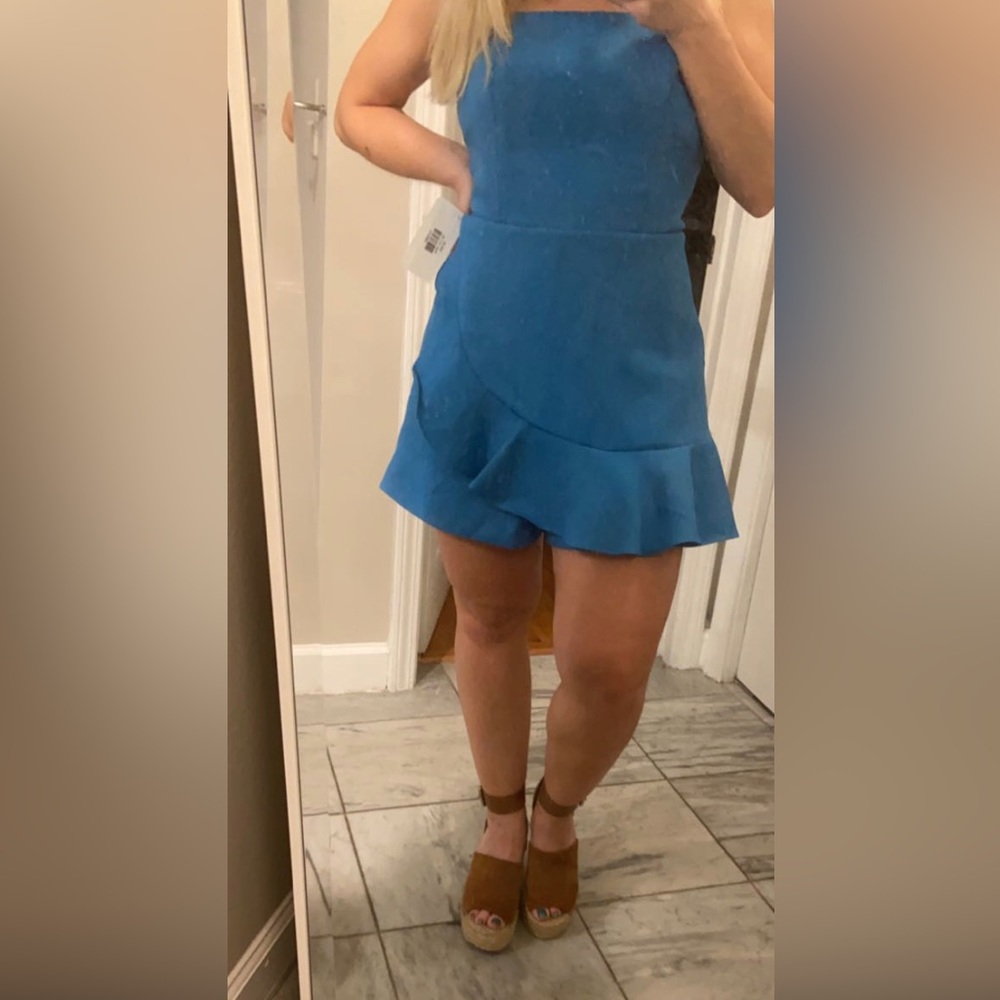 Blue romper. In great condition